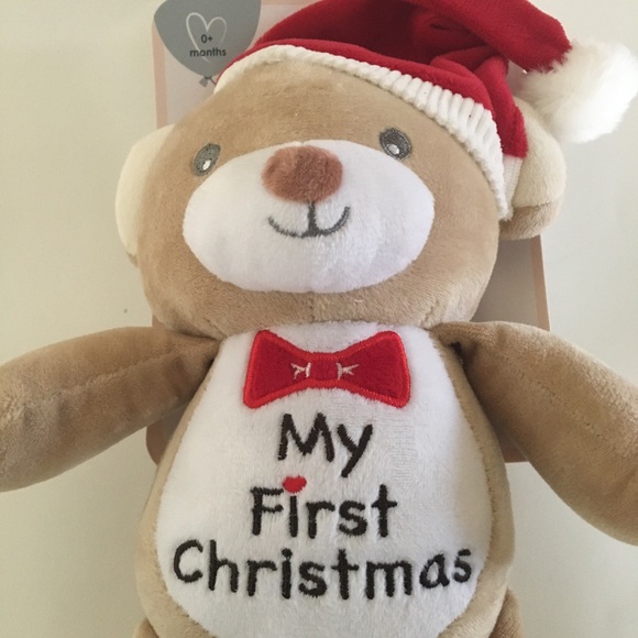 NEW Teddy Bear “My 1st Christmas” Baby Plush Soft Stuffed Animal | Carried Away - Picture 3 of 3